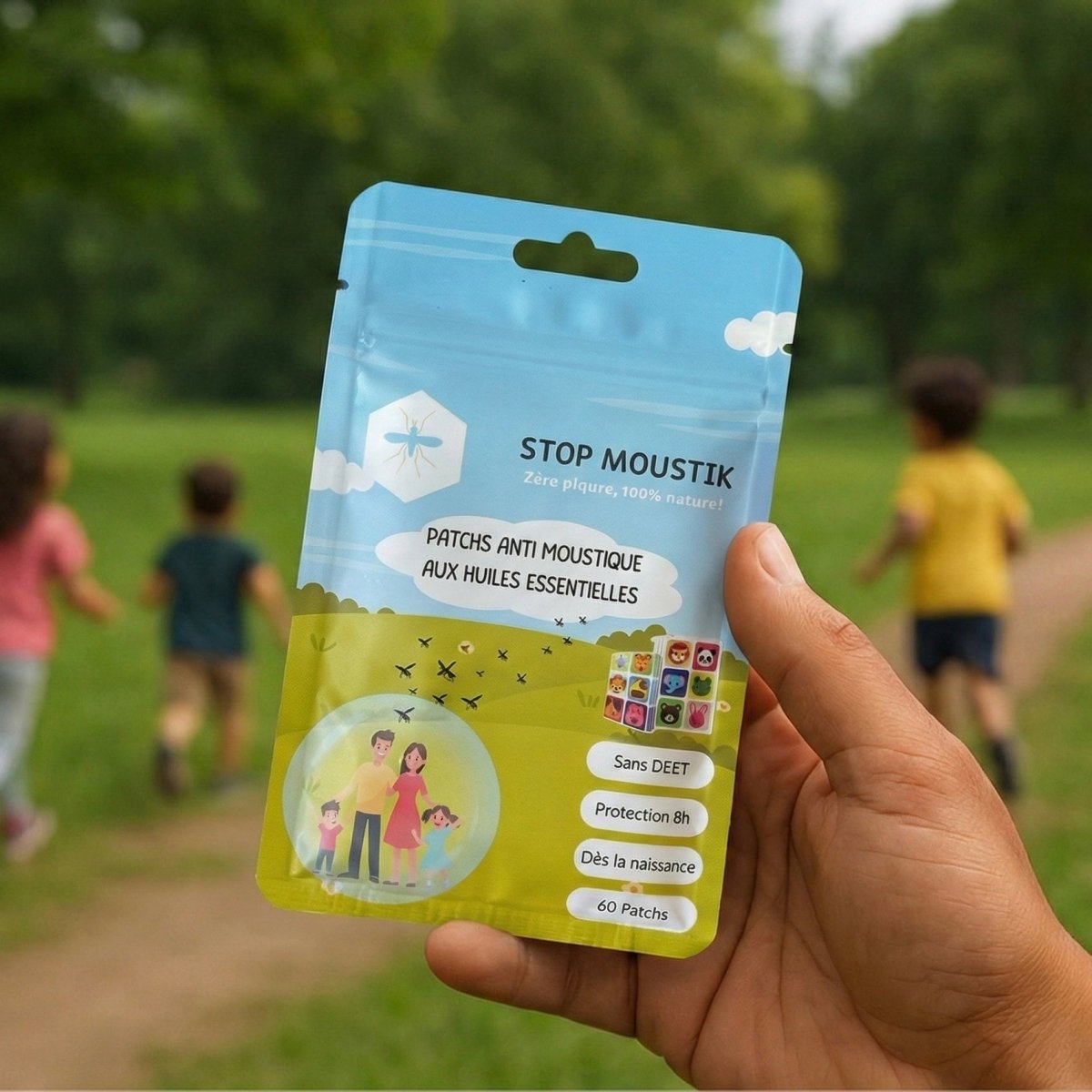 Patch anti - moustique - Pack de 60 - STOP MOUSTIK